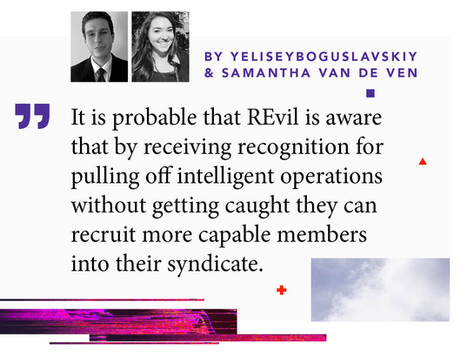 Inside REvil Extortionist “Machine?: Predictive Insights 